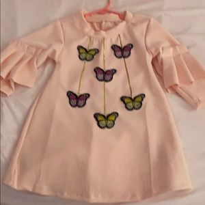 Butterfly ruffle sleeve size 5